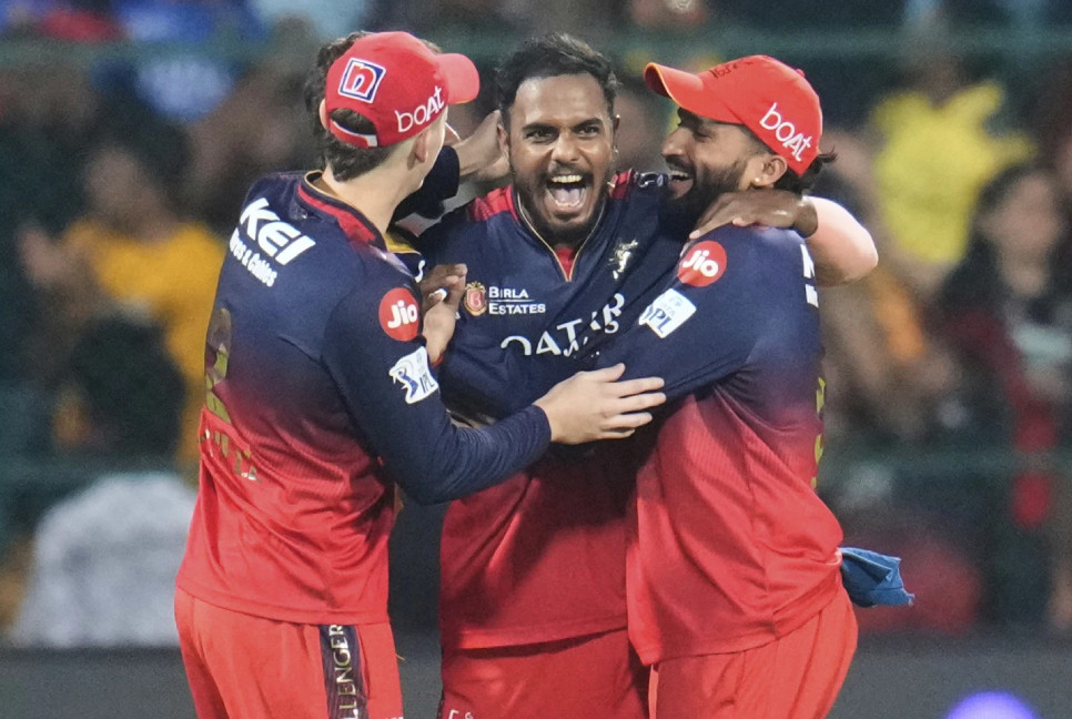 Bengaluru go top of the IPL after epic two-run win over Chennai