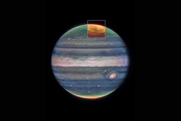 NASA captures new images of dazzling auroras on Jupiter
