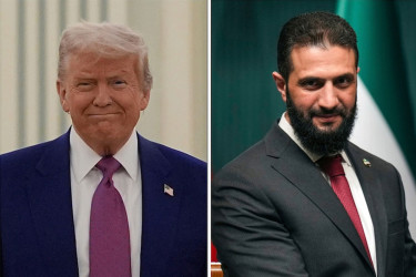 Trump meets Syria’s former insurgent leader al-Sharaa in Saudi Arabia