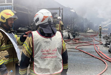 Fire at Sharjah auto parts warehouse brought under control