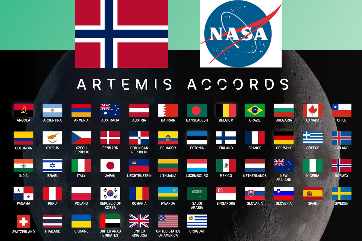 Norway becomes 55th nation to join NASA's Artemis Accords for peaceful space exploration