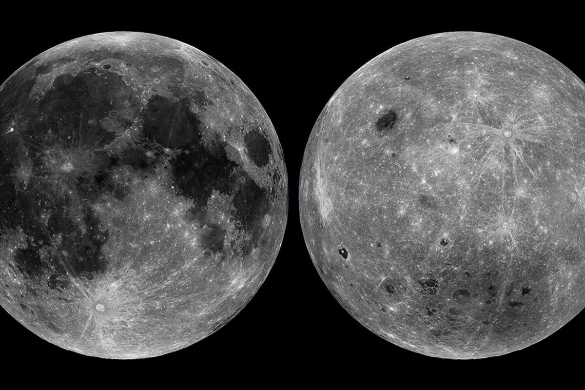 NASA map reveals why two sides of moon look so different