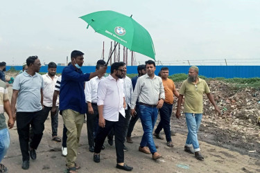 DNCC administrator inspects Amin Bazar landfill to ensure Eid-ul-Azha waste readiness