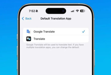 iPhone users can now choose ‘Google Translate’ as the default translation app
