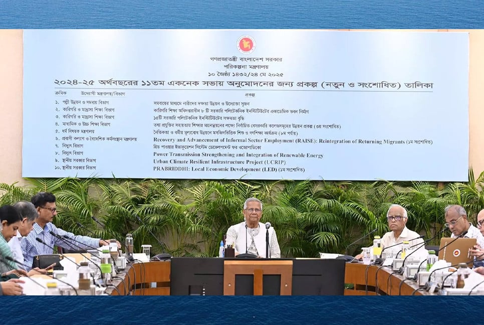 Ecnec clears nine projects worth Tk 11,851cr