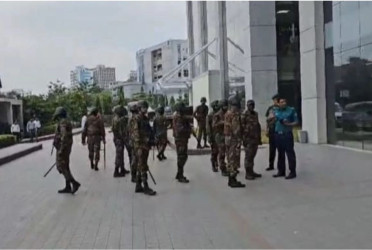 Army, police stationed at NBR amid officials’ protest unrest