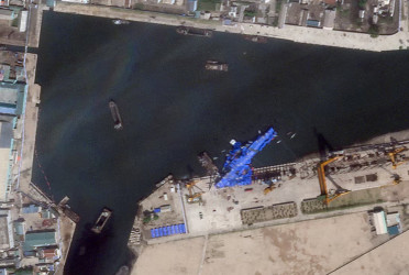 North Korea detains top engineers after warship launch fiasco