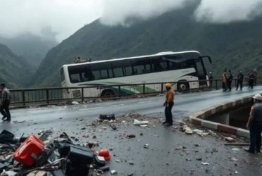 10 killed in Colombia University outing bus accident