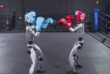 First-ever humanoid robot fight leaves audience stunned in China