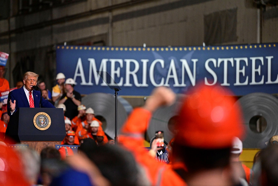 Trump says he plans to double steel, aluminum tariffs to 50%