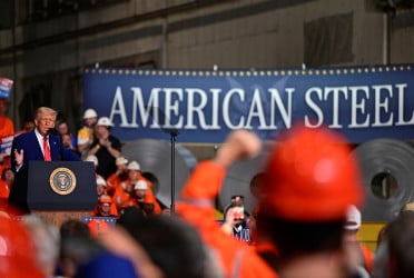 Trump says he plans to double steel, aluminum tariffs to 50%