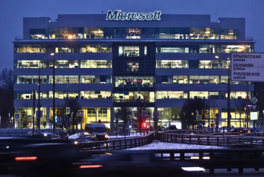 Microsoft’s Russia unit to file for bankruptcy, database shows