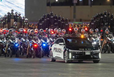 Saudi Arabia holds Hajj security parade