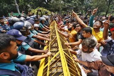 Police blocks July Oikya’s ‘March to the Secretariat’
