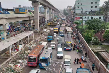 Eid journey: 12-km tailback on Dhaka-M’sing highway