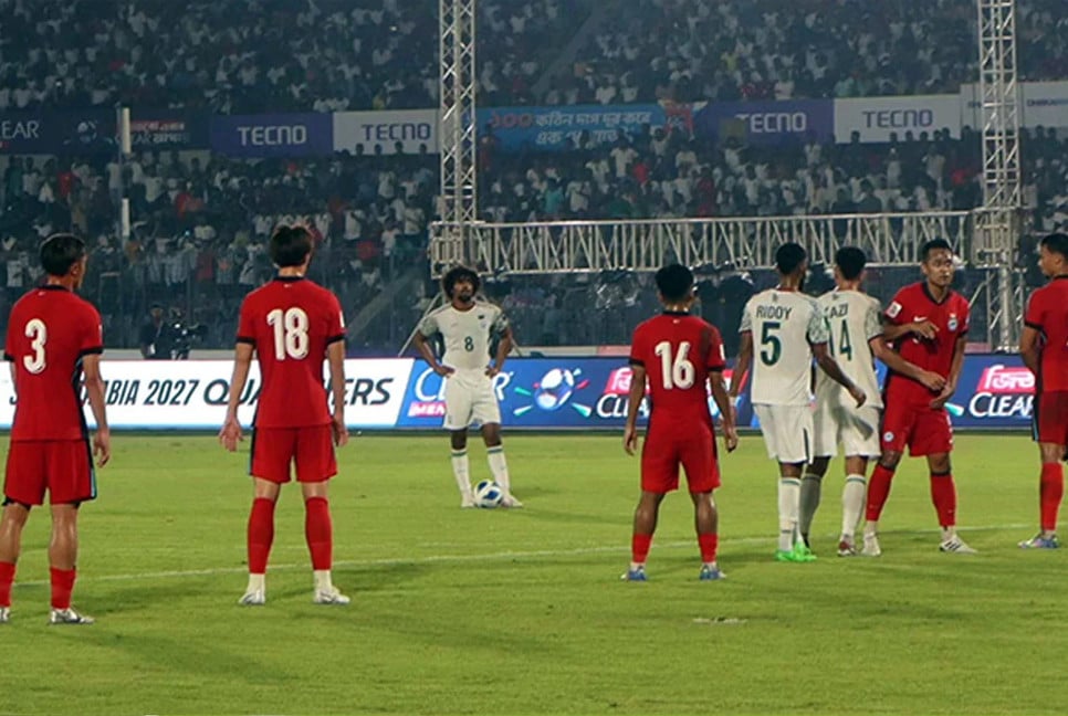 Bangladesh lost to Singapore despite a great fight