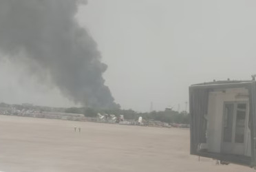 Plane crash near Ahmedabad airport, accident reportedly during take-off