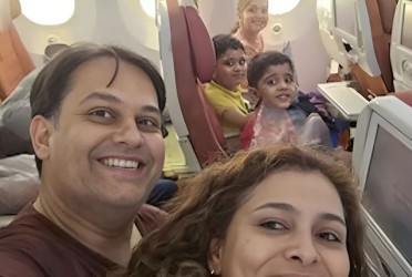 Last family selfie of Rajasthan doctor before Air India crash goes viral