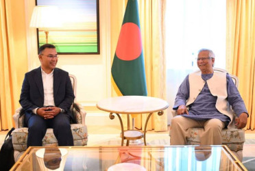 Dr Yunus-Tarique meeting ends