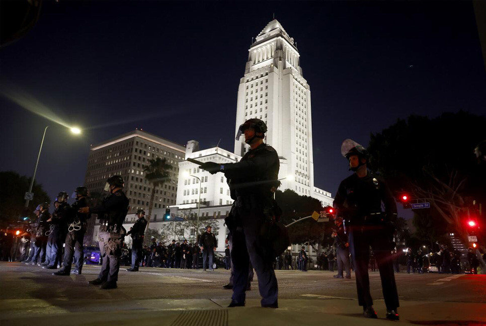 LA curfew to remain in effect as officials prepare for dozens protests