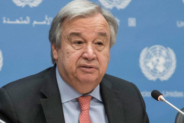 UN chief urges Israel and Iran to stop firings
