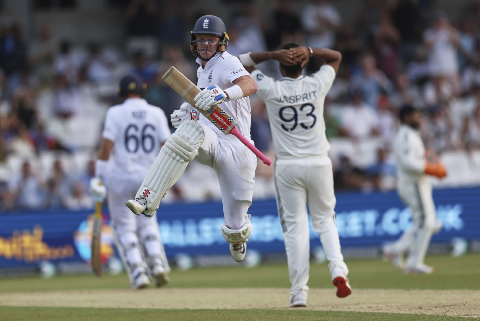 Ollie Pope century leads England fightback against India