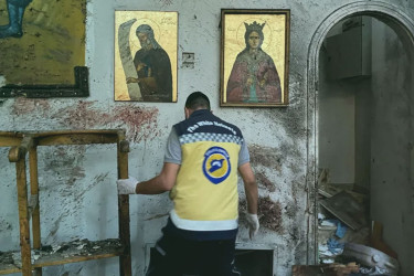 Suicide bombing at Damascus church kills 22, injures 63