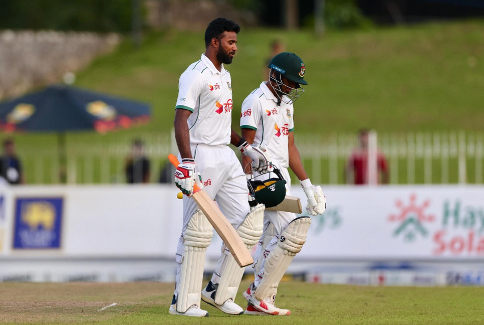 Bangladesh stumble to 214-8 after promising starts on rain-hit opening day