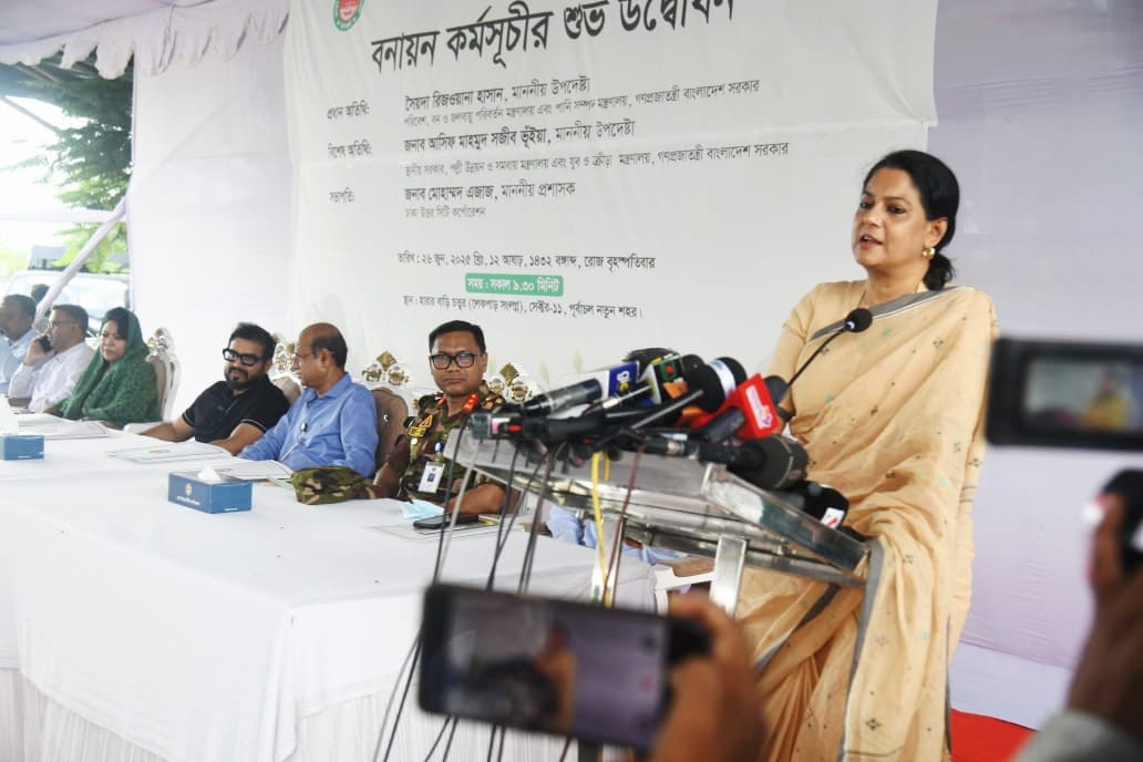 Environment adviser launches 'Zero Soil’ initiative to curb Dhaka’s air pollution