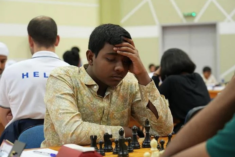 Sajid shares 3rd position in Asian Junior U-20 chess