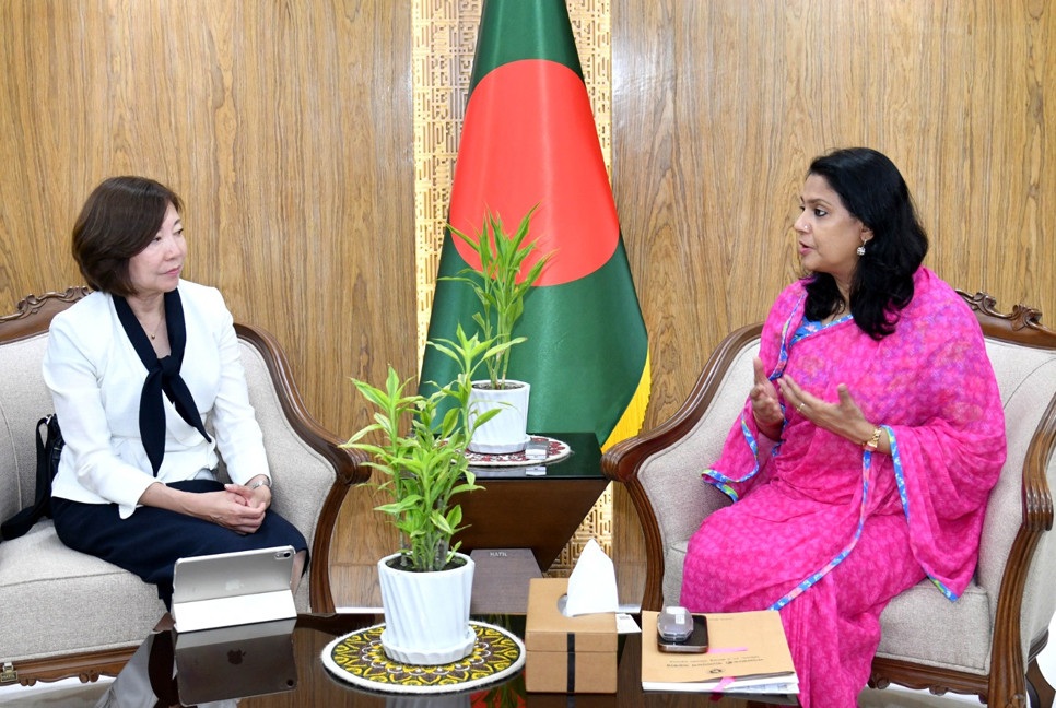 JICA executive senior vice president meets environment advisor