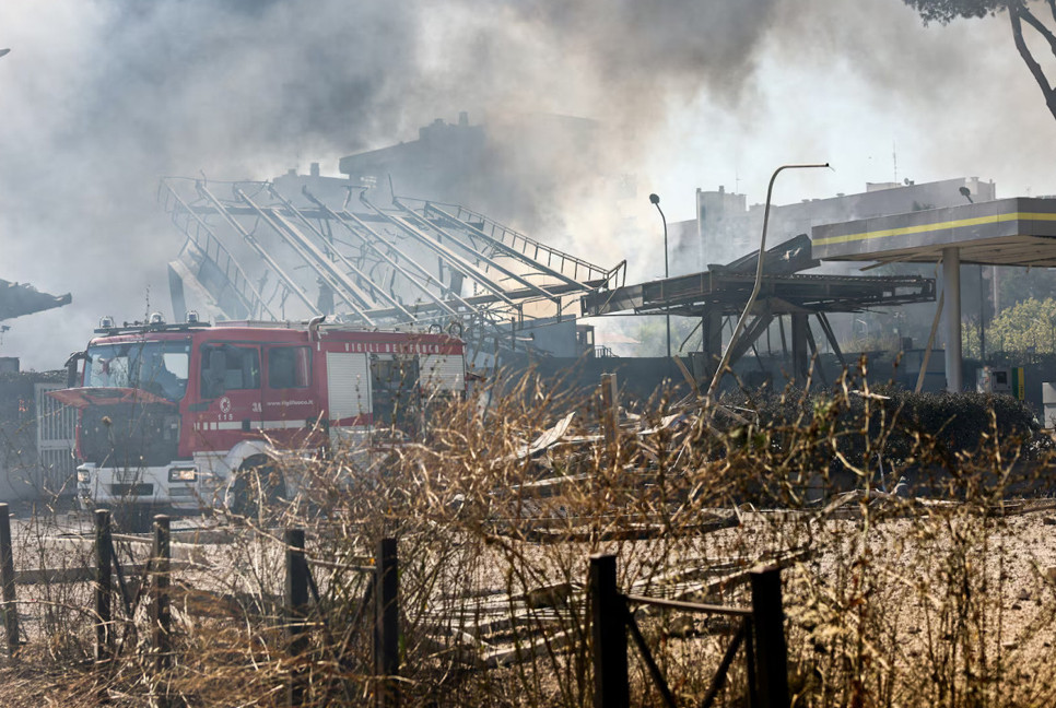 More than 20 injured in blast at Rome petrol station