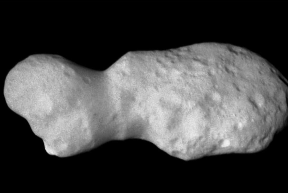 NASA releases first close-up image of peanut-shaped asteroid