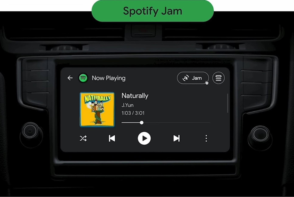 Spotify unveils 'Jam,' a social in-car feature for Android Auto