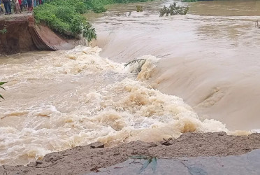 Over 30 Feni villages flooded as dams collapse at 15 points