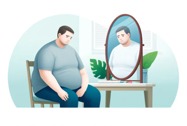 How is obesity linked to mental health conditions?