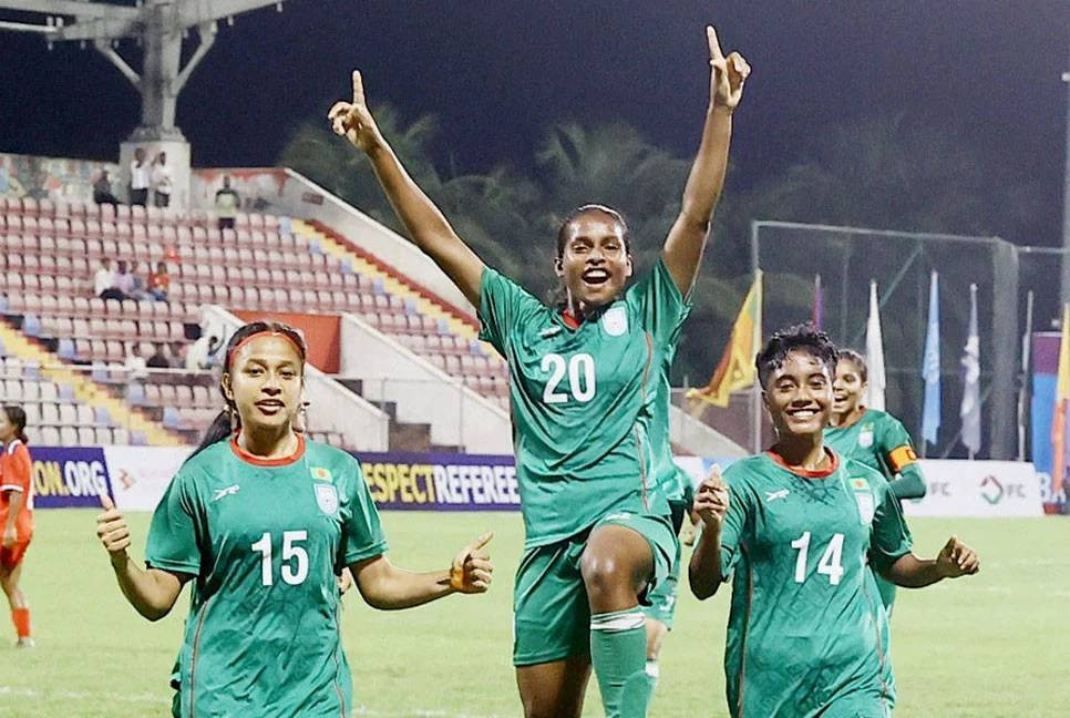 Shanti's hattrick hands 3rd win for Bangladesh after venue change