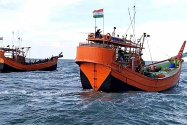 34 Indian fishermen held for illegal fishing in Bay