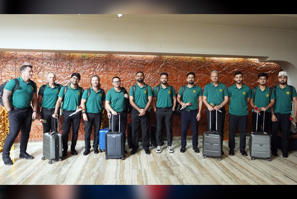 Pakistan team arrive in Dhaka