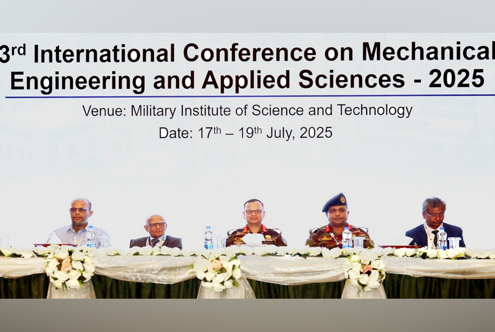 3rd International Conference on Mechanical Engineering and Applied Science begins at MIST