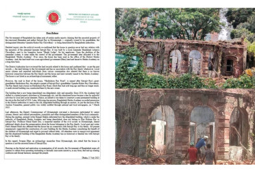 No link between Satyajit Ray’s family and demolished Mymensingh house: Govt