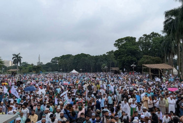 Huge turnout of Jamaat activists at Suhrawardy Udyan with seven points