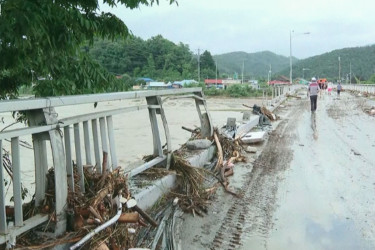 At least 14 dead in South Korea floods, landslides as rescue operations continue