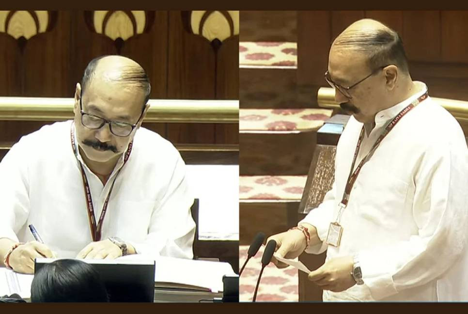 Shringla sworn in as Rajya Sabha member