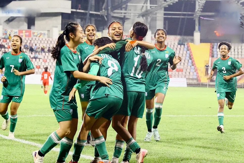 Bangladesh retains women SAFF U-20 title thrashing Nepal 4-0