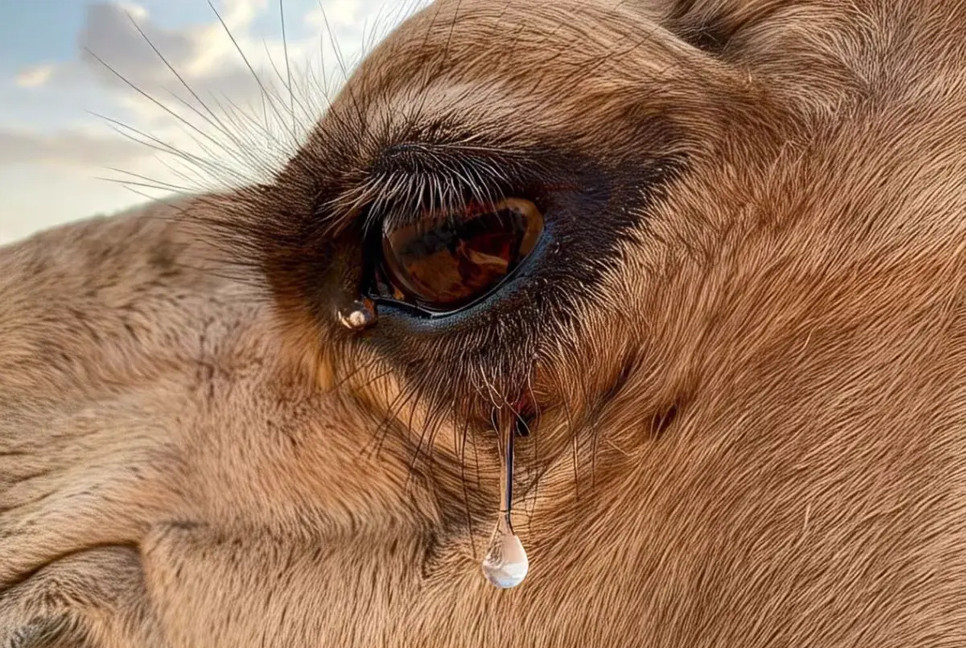 One drop of camel’s tear could be life-saving!