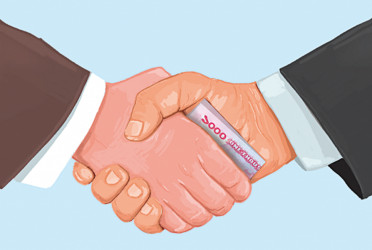 Bribery soars in public services