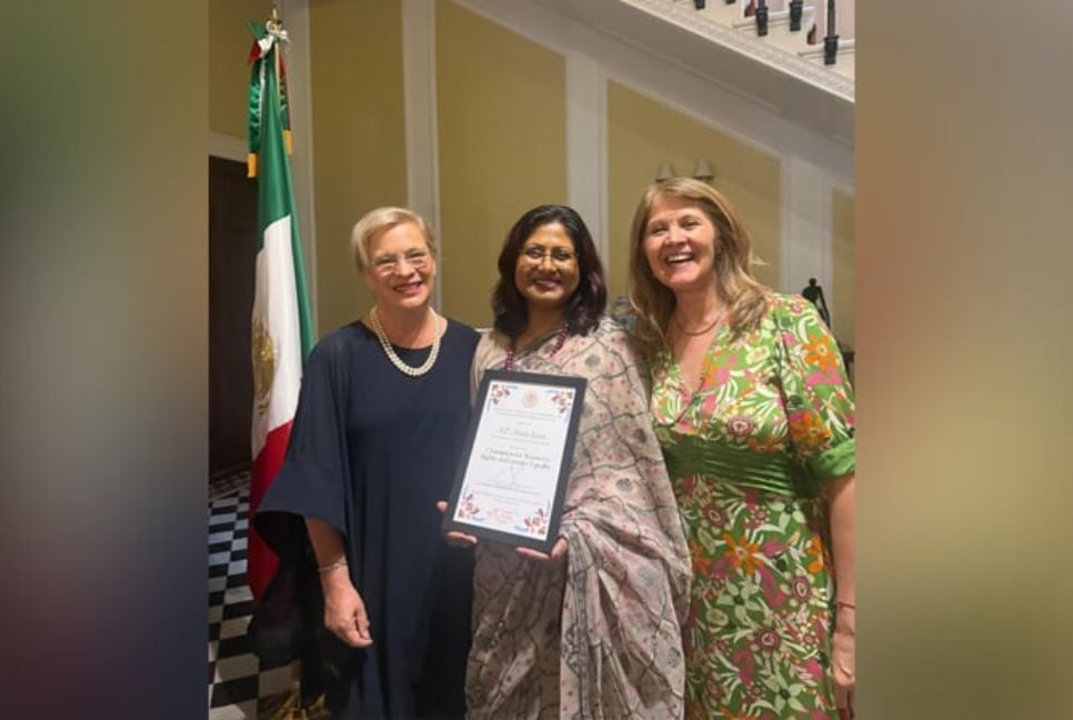 Abida Islam wins London’s diplomacy award for women's rights
