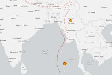 4 earthquakes strike near Bay of Bengal in 90 minutes