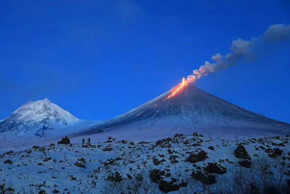 Klyuchevskoy volcano in Russia's far east starts erupting after earthquake